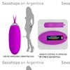 Bala vibradora con control remoto y carga USB
